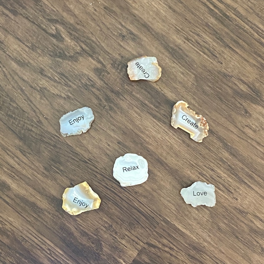 Cold water creek magnet stones